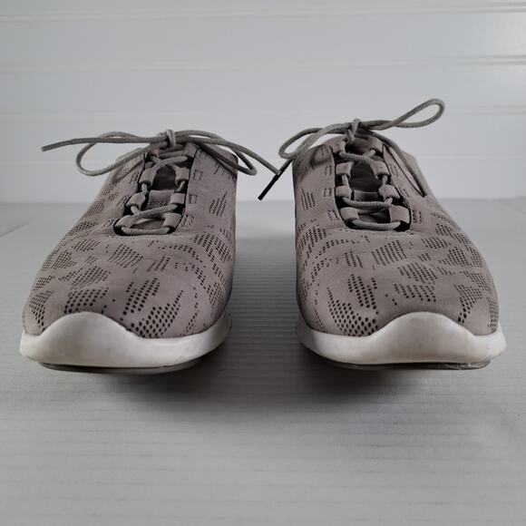 Cole Haan Zerogrand Perforated Shoes Womens 8 Gray Leather Sneakers W03206 - Picture 5 of 14